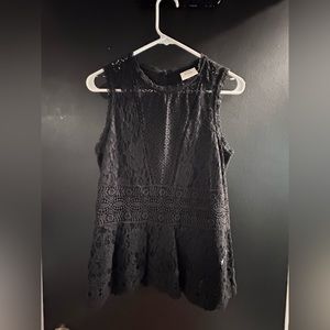 Black lace Knox Rose tank